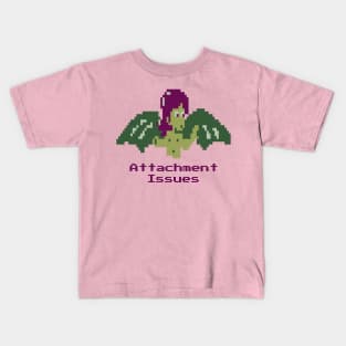 Manananggal Attachment Issues: Playful 8-Bit Mythical Art Kids T-Shirt